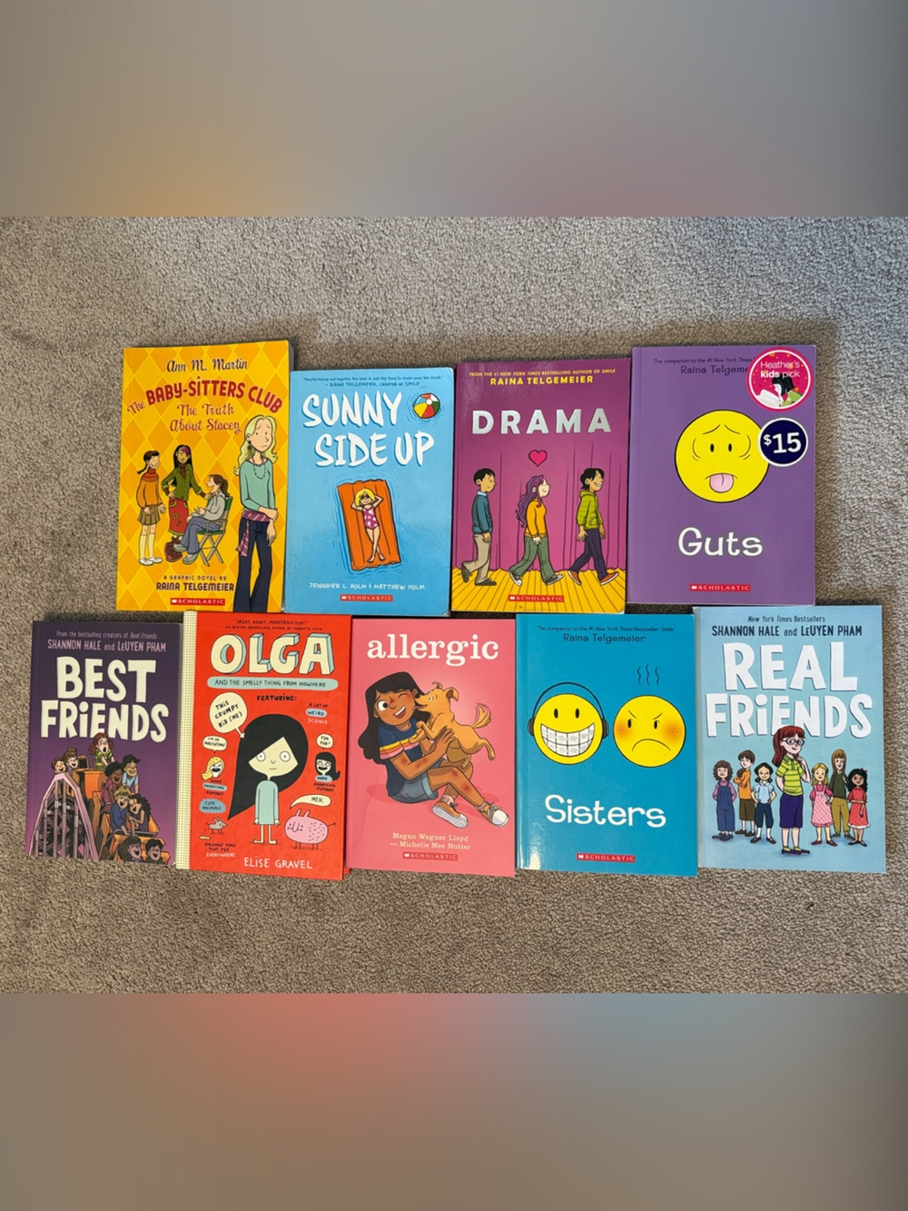 Graphic Novel lot for girls